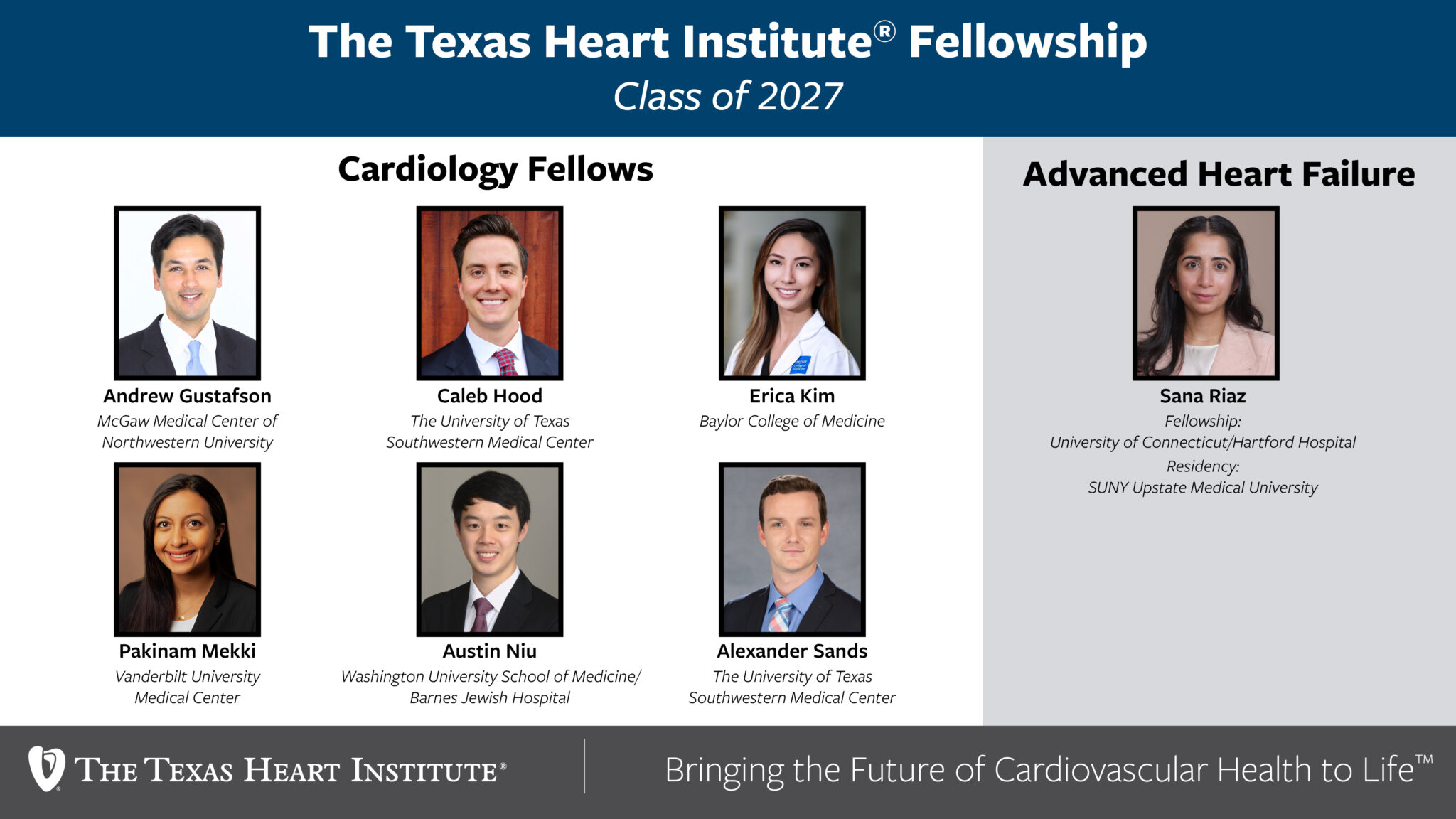 The Texas Heart Institute Welcomes New Fellows On Match Day | The Texas ...