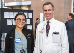 Dr. Yaxin Wang with Dr. Joseph G. Rogers